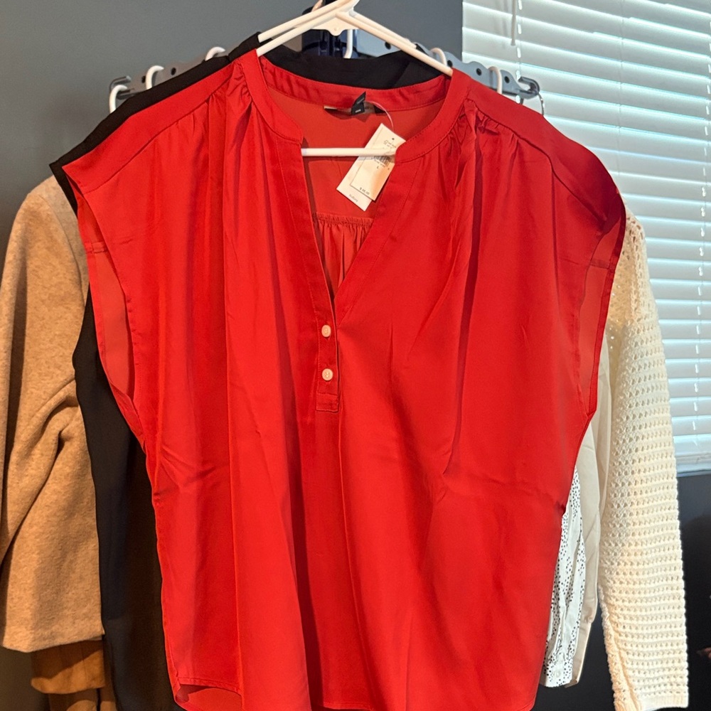 Banana Republic Burnt Orange Blouse